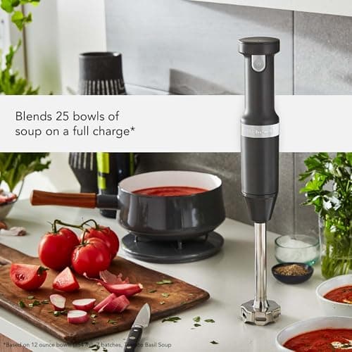 KitchenAid Cordless Variable Speed Hand Blender - KHBBV53 6