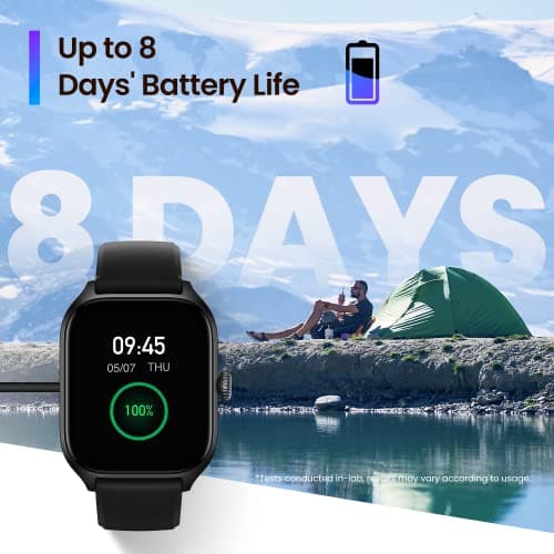 Amazfit GTS 4 Smart Watch for Men, Dual-Band GPS, Alexa Built-in, Bluetooth Calls, 150 Sports Modes, Heart Rate SPO₂ Monitor, 1.75”AMOLED Display, Health Fitness Watch for Android iPhone, Black 8