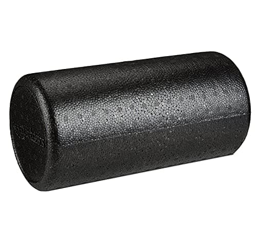 Amazon Basics High-Density Foam Roller for Exercise and Recovery, 12 Inches, Black