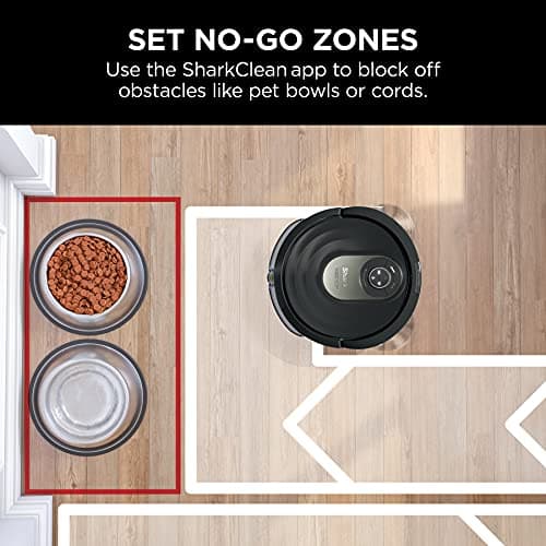 Shark AI Robot Vacuum & Mop, with Home Mapping, Perfect for Pets, Wifi, Works with Alexa, Black/Gold (AV2001WD) 11