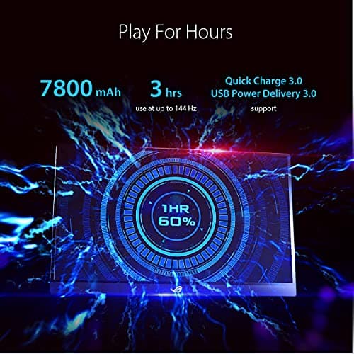 ASUS ROG Strix 15.6" FHD 1080P Portable Gaming Monitor XG16AHPE, 144Hz, IPS, G-SYNC Compatible, Built-in Battery, Kickstand, USB-C, Micro HDMI, for Laptop, PC, Phone, Console 7