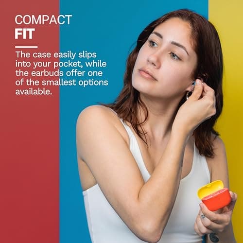 JLab Go Pop+ True Wireless Bluetooth Earbuds & Charging Case - Confetti, App Support, Dual Connect, IPX4 Sweat Resistance, Bluetooth 5 Connection, 3 EQ Sound Settings Signature, Balanced, Bass Boost 6