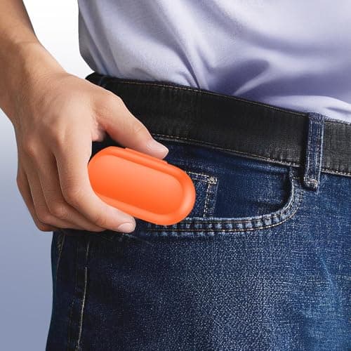 Lanteso True Wireless Bluetooth 5.3 Earbuds, 48H Playtime,Light Weight Headphones in Ear Buds Built in Mic Headset Premium Sound with Deep Bass,Clear Calls Earphones for Sports Workout Orange 7