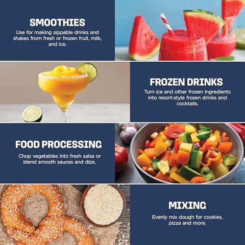 Ninja Kitchen System | 8-Cup Food Processor Bowl & 72 oz. Blender All-in-One | With (2) 16 oz. To-Go Cups | For Smoothies, Ice Crushing, Dough & More | 1500 Watt | Black | BL770 7