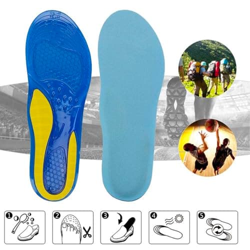 Goofort 3D-Xpain™ Anti-Fatigue Gel Insoles for Pain Relief & Plantar Fasciitis – Comfort Wellington Shoe Inserts for Men & Women Ideal for Working Boots Standing, Walking, and Everyday Use Inner Sole 6
