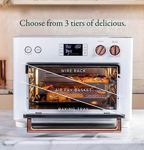 Café Cafe Couture Oven with Air Fry, 14 Cooking modes in 1 including Crisp Finish, Wifi, Matte White (Renewed), 0.8 cu. ft. 2