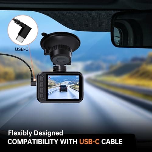 E-YEEGER Dash Cam Front and Rear, 2.5K Dual Dash Camera for Cars, 2560P Mini Car Camera, 2 inch IPS Screen, 32GB Card Included, WDR Night Vision, 24 Hours Parking Monitor, G-Sensor, Support 256 GB Max 7
