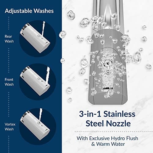 Bio Bidet BB2000 Electric Bidet Toilet Seat, Warm Water with Air Dryer, Heated Seat with Sensor and Slow Close Lid, Night Light, Remote Control, Elongated, and Bidet Towels 8