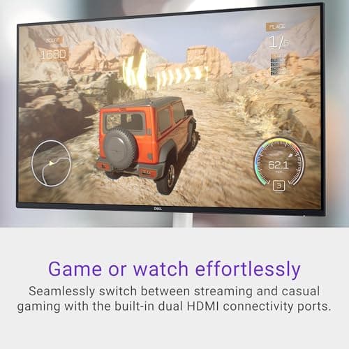 Dell S2725HS 27 Inch Monitor, FHD (1920x1080) Display, 100Hz Refresh Rate, 1500:1 Contrast Ratio, TÜV Rheinland Eye Comfort 4 Star, Integrated 2x5W Speaker, Height/Tilt/Swivel/Pivot- Ash White Color 8