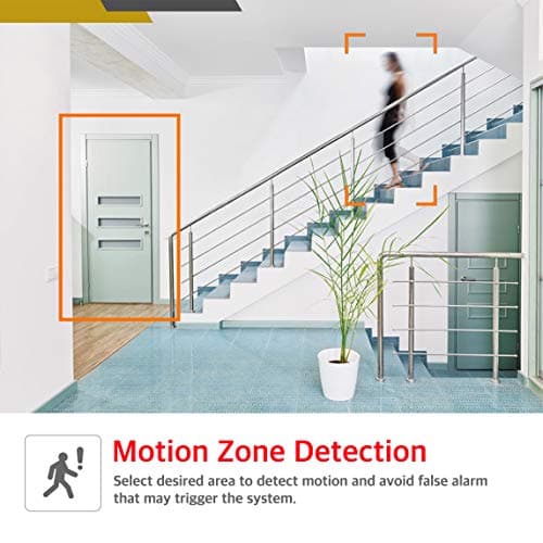 Wisenet SDC-89445BF/89447BF 5MP CCTV Surveillance Weatherproof Bullet Security Camera 82ft IR Distance Plastic Housing 3.6mm Lens 104° Wide Angle (Six Pack) 5