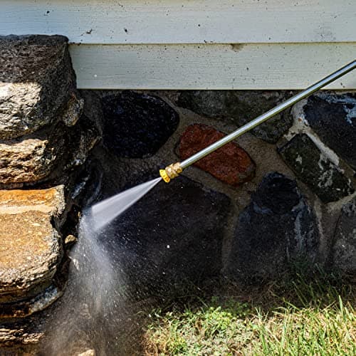 Simpson Cleaning PS60869 PowerShot 4000 PSI Gas Pressure Washer, 3.5 GPM AAA Triplex Pump, Honda GX270 Engine, Includes Spray Gun, Wand, 5 QC Nozzle Tips, 3/8-inch x 50-Foot Monster Hose, 49-State 7