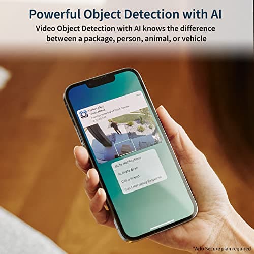 Arlo Pro 5S XL Spotlight Security Camera 2K HDR | Indoor/Outdoor | Band Wi-Fi Connects to Strongest Network | Longer Battery Life, 12X Zoom, Color Night Vision, 2-Way Audio - White, 3 Pack 6