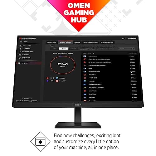 HP OMEN 27q QHD 165Hz Gaming Monitor, QHD Display (2560 x 1440), IPS Panel, 99% sRGB, 95% DCI-P3, 16:9, AMD FreeSync Premium Technology, 27q (2023) 11