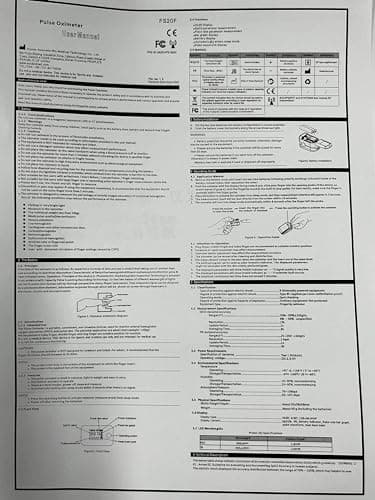 Wellue Pulse Oximeter Fingertip Blood Oxygen Saturation Heart Rate Monitor with Batteries and Lanyard Bluetooth FS20F White 9