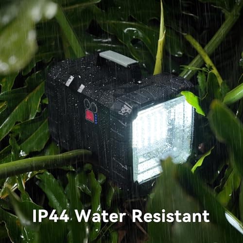 AlpsWolf Rechargeable Flashlight, LED Spotlight Flashlight 10000 Capacity 1200LM 20h Ultra-Long Standby 3+4 Lights Modes Camping Flashlight Waterproof with USB Output as a Power Bank 5