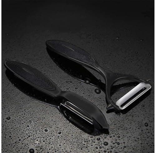 Premium Vegetable Peeler Set – Ultra Sharp Stainless Steel Blades with Non-Slip Ergonomic Handles for Easy Potato, Fruit & Veggie Peeling (2PCS) 7