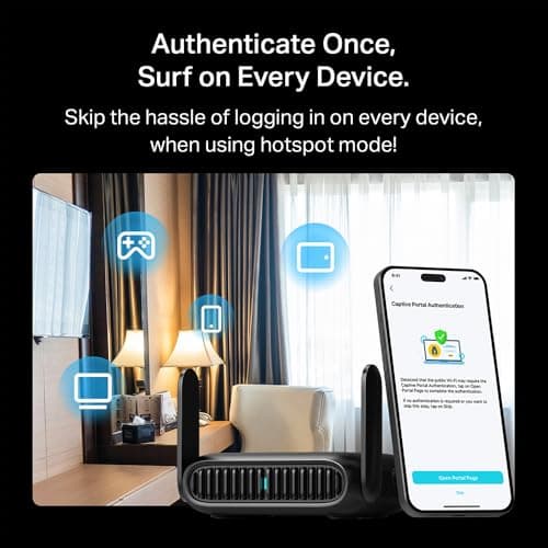 TP-Link Roam 7 BE3600 Wi-Fi 7 Portable Travel Router | Dual-Band, 2.5G Port, USB 3.0 | Multi-Modes in One | OpenVPN, WireGuard® | Public WiFi Sharing for Hotel/Cruise/RV/Plane | No 6 GHz | TL-WR3602BE 5