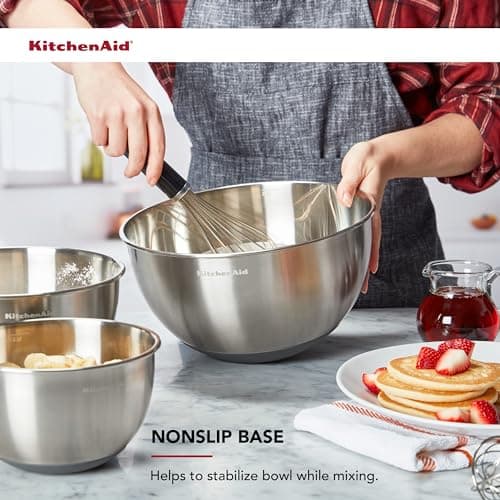 KitchenAid Stainless Steel Mixing Bowls, Set Of 3 4