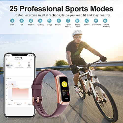 Zeacool with 24/7 Heart Rate, Sleep Monitor, Activity Trackers 5 ATM Waterproof,Step Calorie Counter Health Men Bo 5