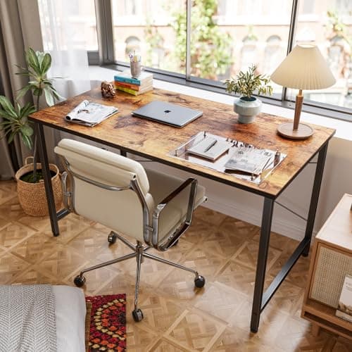 CubiCubi Computer Desk, 32 inch Small Home Office Desk for Small Spaces, Modern Simple Style for Home, Office, Study, Writing, Vintage 8