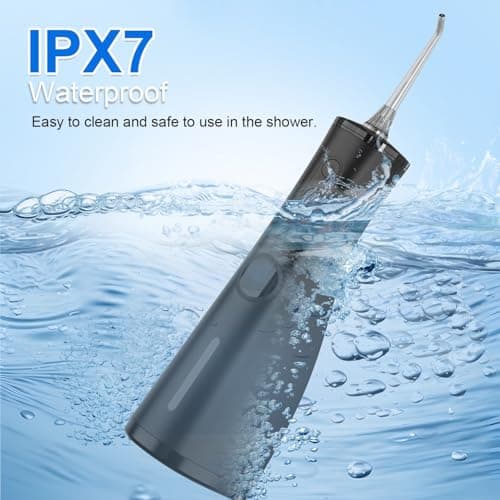 Water Dental Flosser Electric Oral Irrigator 300ML Large Tank 5 Replaceable Jet Tips 5