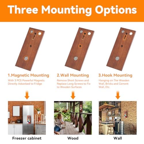 Gifts for Men Dad, Magnetic Beer Bottle Opener Wall Mounted with Auto Catch, Unique Beer Gifts for Men Him Boyfriend Grandpa Husband Uncle, Cool Gadgets for Birthday Housewarming Presents 5