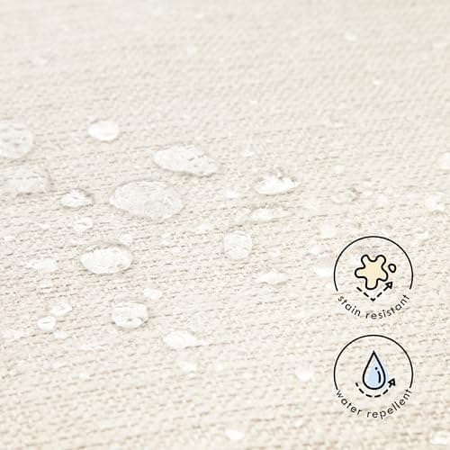 Carter’s Arlo Glider Recliner Nursery Chair - Water & Stain Resistant Glider Rocking Chair for Nursery - GREENGUARD Gold, FSC & Certi-PUR US Certified - Cozy Cream Swivel Rocker Recliner Chair 8