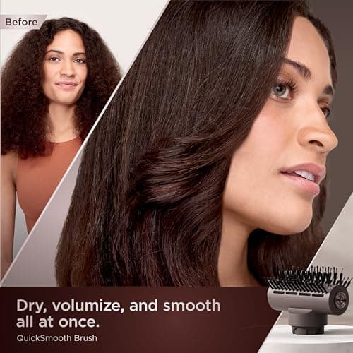 Shark SpeedStyle Pro Flex Professional Performance High-Velocity Hair Dryer System with Scalp Shield & IQ Speed Styling and Drying Suite, Lightweight, Ionic, No Heat Damage, Mocha Silver, HD542 10