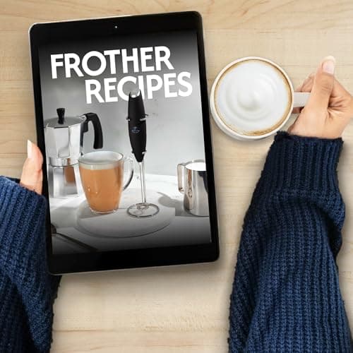 Zulay Kitchen Patented Tornado Triple Whisk Milk Frother with 4 Duracell Batteries – Handheld Foam Maker for Coffee, Lattes, Matcha & Hot Chocolate – Rich, Creamy Froth in Seconds 7