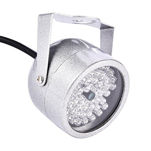 FOSA Camera IR Lights for Security Camera, Wide Angle Infrared Fill Light IR Light 140 LED Infrared Night Vision Light for Security Camera CCTV 8