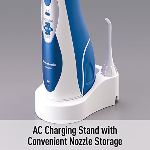 Panasonic Cordless Water Flosser, 3 Speed Pressure Settings Oral Irrigator, Washable, Rechargeable Portable For Travel And Home - EW2A 8