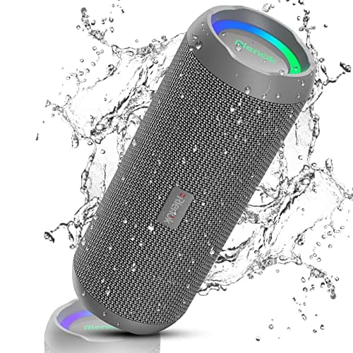 RIENOK Portable Bluetooth Speaker 30W Dual Pairing True Wireless Stereo HD Sound IPX7 Waterproof Outdoor Sport Shower Wireless Speaker Bluetooth 5.3 for Home Party