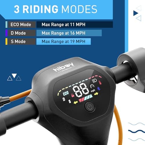 Hiboy S2 MAX Electric Scooter, 40.4 Mi Long Range & 19 MPH, 650W MAX Motor Power, 10'' Pneumatic Tires, Split Hub Set, Dual Braking System and Cruise Control, Foldable Commuter E-Scooter 5