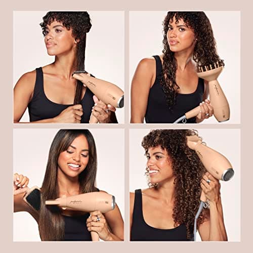 Conair Infiniti Pro Hair Dryer with Diffuser plus 3 Other Attachments | Performa Series Hair Dryer | Blow Dryer with Professional Performance Motor | Blush Pink 5