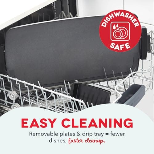 Dash Everyday Electric Griddle - Indoor Griddle for Versatile Cooking - Features Quick-Heating, Anti-Slip Feet, and Removable, Nonstick Plate - Black 6