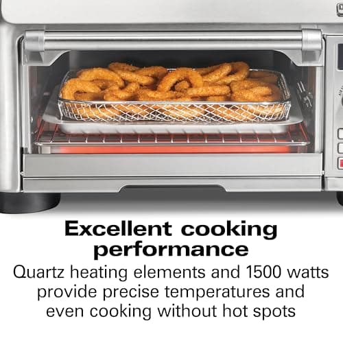 Hamilton Beach Professional Sure-Crisp Digital Air Fryer Toaster Oven Combo with 6-in-1 Functionality, 1500 Watts, 10-inch Pizza / 4 Slice Capacity, Stainless Steel (31241) 5