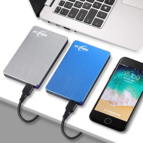 NRICO Portable External Hard Drive USB 3.0 HDD 2.5inch Storage Compatible for PC, Mac, Desktop,PS4 (160GB, Grey) 6