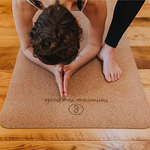 GURUS Sweat Proof Durable Cork Yoga Mat Thick Non Slip Exercise Mat for Home Workout (Cork Yoga Mat) 9