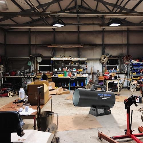 BILT HARD 125,000 BTU Forced Air Propane Heater, Adjustable Liquid Propane Torpedo Heater for Garage, Jobsite, and Construction Sites, CSA Listed 9