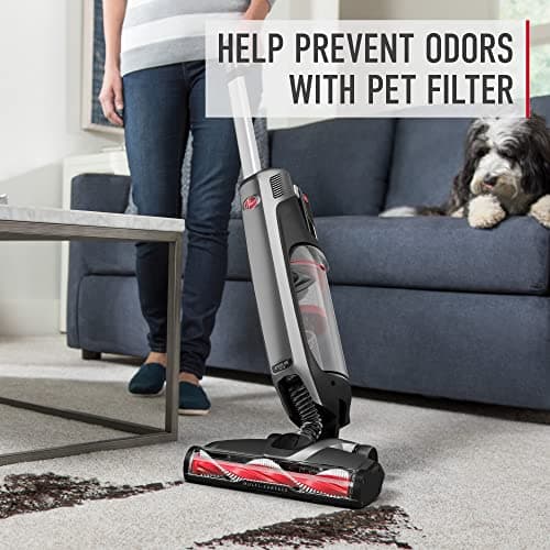 Hoover ONEPWR Evolve Pet Cordless Vacuum Cleaner, Black, Lightweight Stick Vac, Small Upright Vacuum Cleaner, Ideal for Pet Hair, Large Dirt Cup Capacity, Cordless Convenience 5
