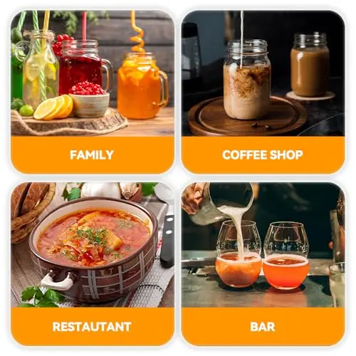 Blenders for Kitchen 59oz Glass Blenders with Heating, 1200W Adjustable blender for smoothies High Speed Food Processors Professional blender with Keep Warm 14 Functions Auto Clean for Soups Sauces 7