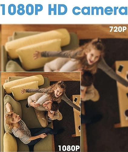 XSCQ Wireless Smart Spy Small 1080P WiFi Camera Indoor Hidden Security Camera Baby Monitor Surveillance Security Cam Motion Detection with App Live Feed 5