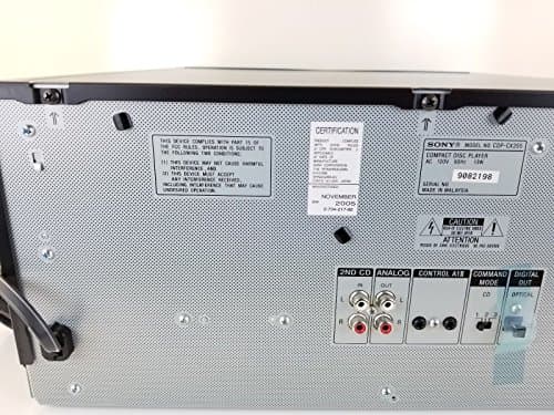 Sony CDP-CX355 Mega Storage Compact Disc 300 CD Changer Player 6