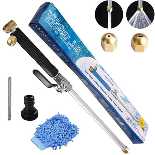 High Pressure Washer, 2-in-1 High Pressure Power Washer, Jetson High Pressure Washer, for Floor Wall Fence Cleaning Garden Watering (Black)