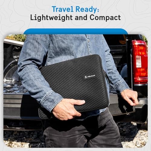 Pelican Traveler Laptop Case/Sleeve 16 Inch [Padded Exterior] [Compact Design] Weather Resistant and Heavy Duty Laptop Bag for All Laptops from 14 inches up to 16 inches - MacBook Pro/Air - Black 5