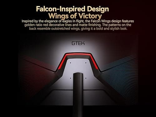 GTek 27 Inch Curved 280Hz 240Hz Gaming Monitor FHD 1080P, 1500R Curve Computer Monitor, 1920 x 1080P, VA 1ms MPRT,FreeSync, DisplayPort/HDMI, for Gaming, Streaming & Home Office 8