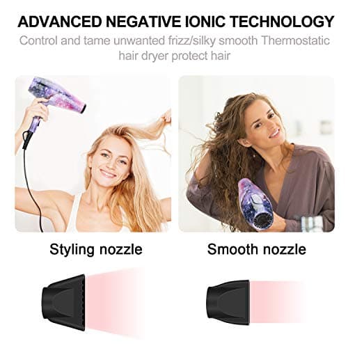 PARWIN PRO BEAUTY Hair Styling Set Valentine Gift - 1875w Professional Hair Dryer - 1 Inch Titanium Curling Iron- 1 Inch Anti-Static Hair Straightener- Negative Ionic Technology - Pack of 3 5