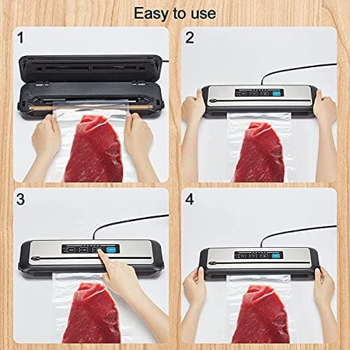 INKBIRD WIFI Sous Vide Cooker ISV-100W and Vacuum Sealer Machine | 1000W Sous-Vide Cooker Immersion Circulator with 14 Preset Recipes on APP and Thermal Immersion, Fast-Heating with Timer 7