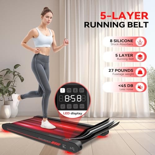 Sperax Walking Vibration Pad,Under Desk Treadmills for Home,4 in 1 Vibration Plate Exercise Machine,Portable Walking Pad with APP,350 Lb Capacity Multifunctional Treadmill Pro Max 5