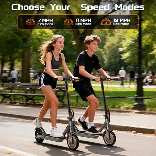 MAXSHOT Electric Scooter Adults & Big Kids, Top Speed 9/16/19/22MPH, 10/12/16/21/50Miles Range, 6.5"/8.5"/14" Tires Folding Commuter Escooter with Dual Suspension for Commuting, APP Control 9